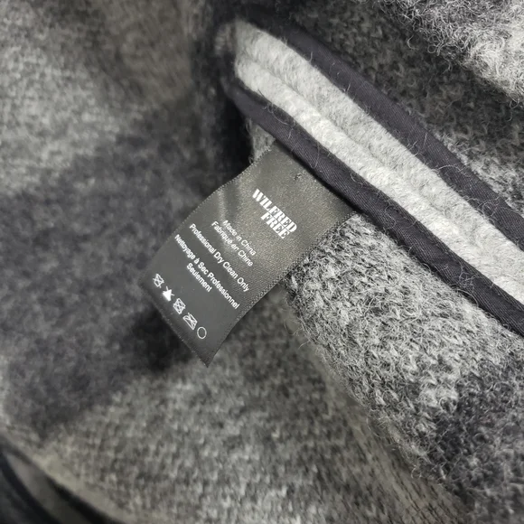 ARITZIA WILFRED FREE Grey Plaid Wool Neelam Jacket Coat - Picture 9 of 12